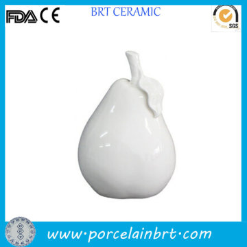 Porcelain white pear promotional Gift Item