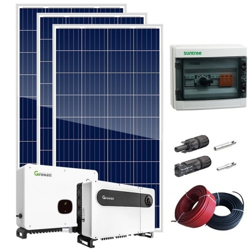 10kW Grid-Tied Solar System for Residential Use
