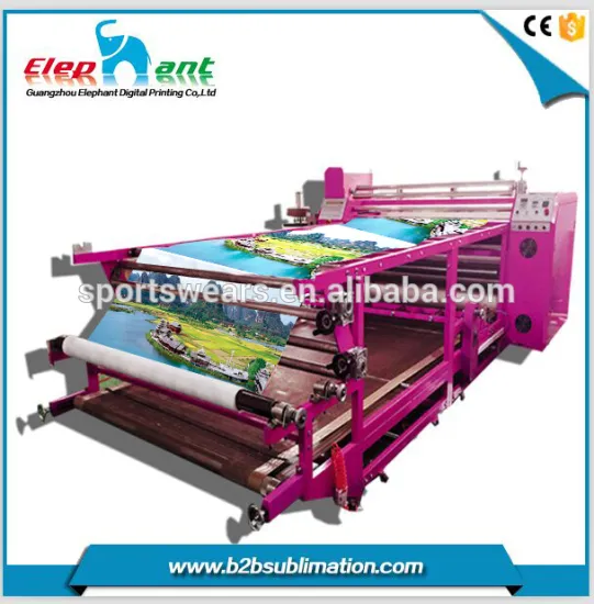 roll to roll heat transfer printing machine for Microfiber clothing