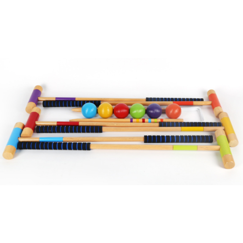 Conjunto de croquet de seis jogadores para adultos e crianças Eastommy