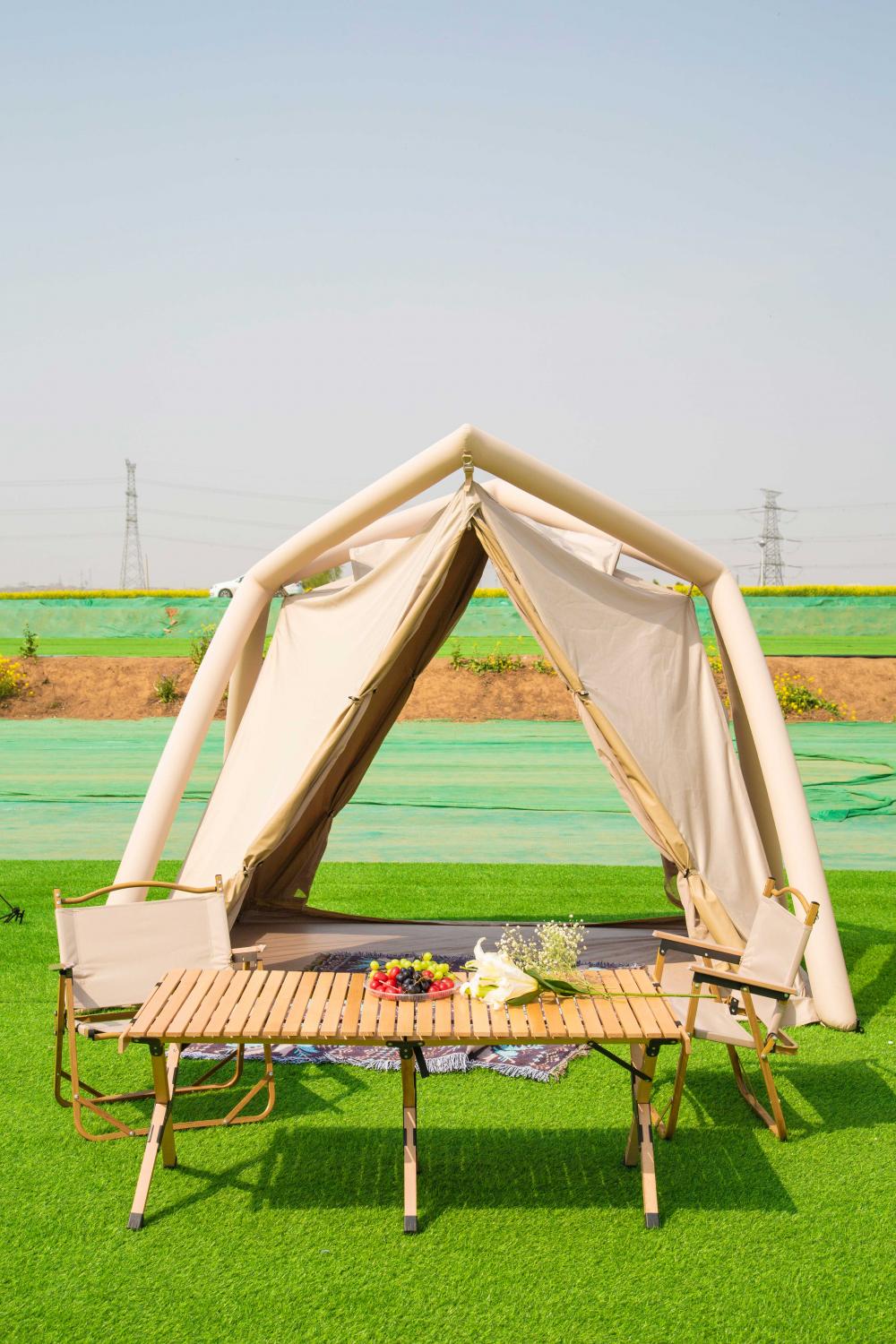 Carpa de campamento al aire libre inflable