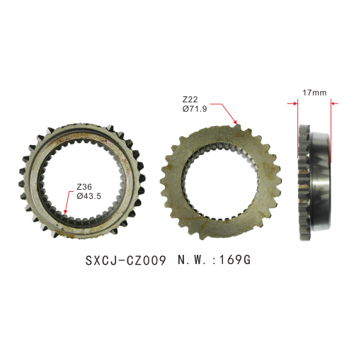 OEM 5-33222-270-2 / 5332222702 - Manual Synchronizer Ring Cone for ISUZU TFR54 MSG5E