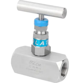 High Pressure Stainless Steel Bar Stock Swagelok Type Needle Valve 6000PSI to 10000PSI