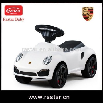 No need power use foot pushing licensed ride on car Porsche