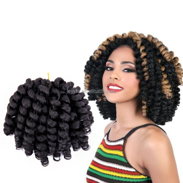 AliLeader High Quality Hot Sale Wholesale Synthetic Crochet 13 Colors Jumpy Wand Curl Braid For Hair Extension