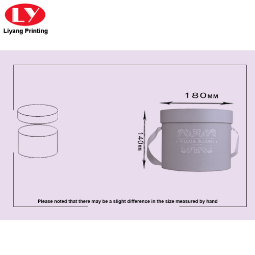 Hộp quà tặng Hộp hoa tròn tùy chỉnh có nắp