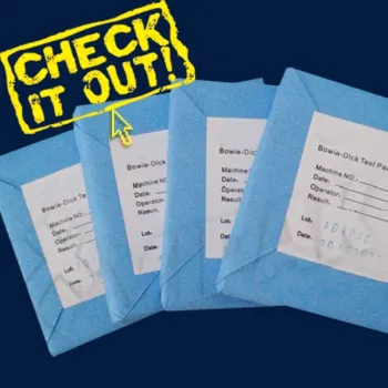 Steam sterilization Bowie Dick Pack