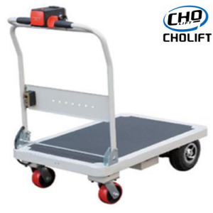 Electric platform cart for material handing
