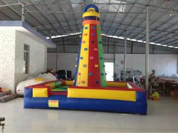 colorful Inflatable climbing wall for adults/rock climb wall/climb wall for drill
