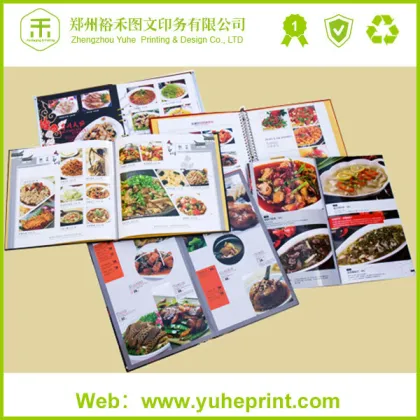 Advisting display digital folders printing for restaurant menu