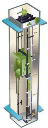 Window type dumbwaiter elevator