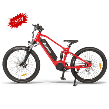Accolmile EU Warehouse: Full Suspension 750W Bafang Mid Drive Electric Bike