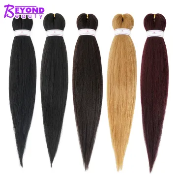 Hot sale wholesale  100% Soft Pre stretched Yaki braiding hair pre-stretched braids Hair Synthetic Braiding Hair Extensions