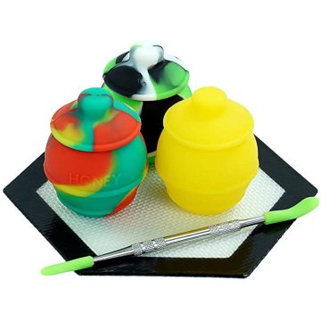 Silicone Container Honey Pots Large Storage Oil Containers