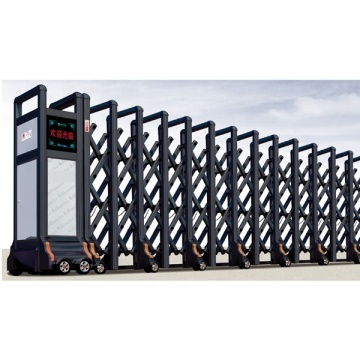 Electric Modern Accordion Gate Design in Foshan