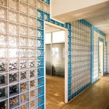 Decorative glass wall brick