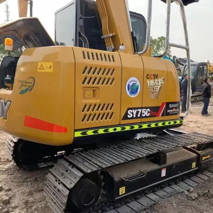 SY75C China Made SANY SY75 Crawler Excavator - Second-hand Multi-Function Bulldozer with Dozer Blade