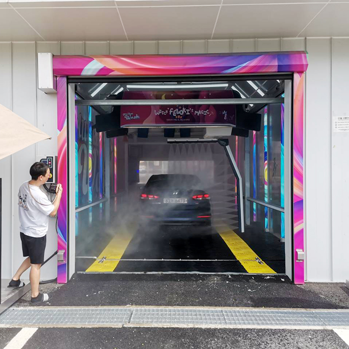 south korea car wash machine