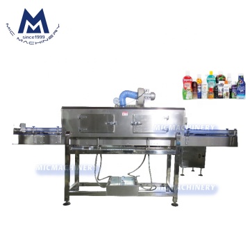Semi-Automatic PET Bottle Steam Tunnel Shrink Sleeve Labeling Machine