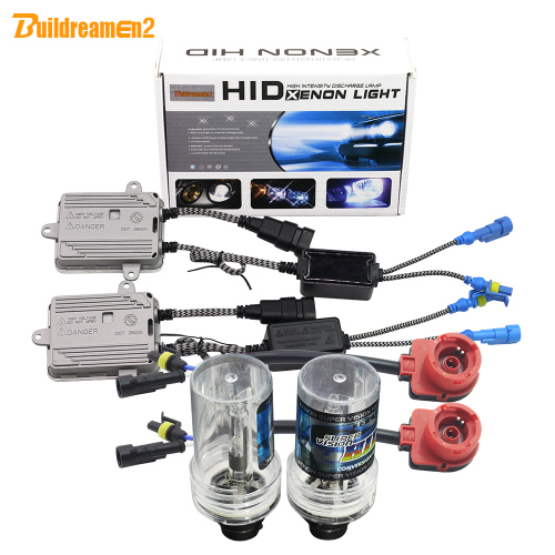 Buildreamen2 Full AC HID Xenon Kit Ballast + Lamp + Harness Wire D2 D2C D2S D2R Car Light Headlight 4300K 6000K 8000K 10000K 12V