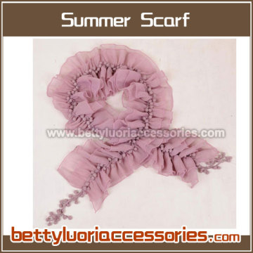 CHIFFON SOLID COLOR SCARF