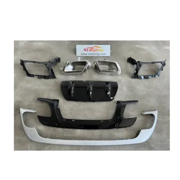 Car Accessories Body Kit - DYNAMIC REAR BUMPER KIT with Diffuser Exhaust Pipe for Land Rover Range Rover Velar