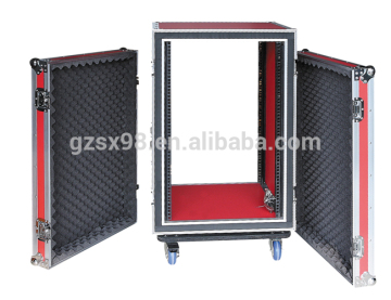 amplifier plywood case with slant top and table
