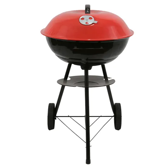 Foldable Corten Steel Barbecue Grill Set with Chimney and Pellet Smoker