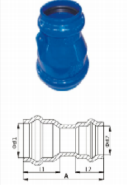 MOPVC Double socket reduced tapper