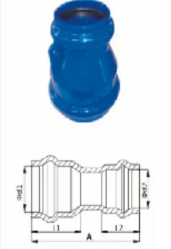 MOPVC Double socket reduced tapper