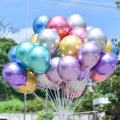 Metallic Colored Latex Balloons