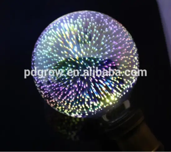 Promotional 3D useful birthday gifts G125 Fireworks 3D LED bulbs