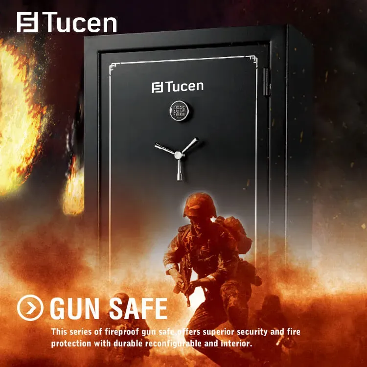 Fireproof Safe with Electric Lock Gun Safes