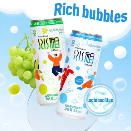 JIUR New Flavors Lactobacillus Carbonated Drinks 330ml - Custom Soft Drinks for Sale