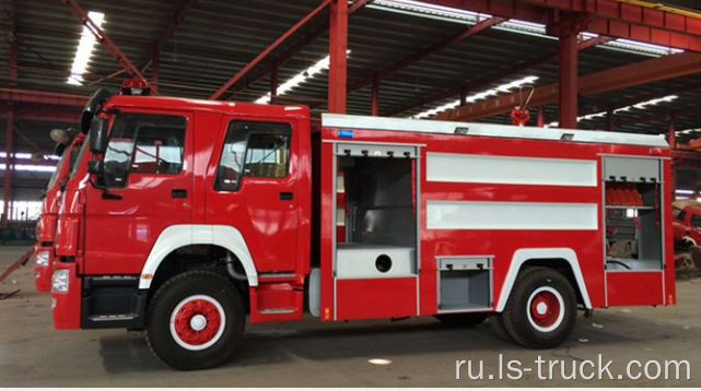 Пожарная машина HOWO 2666HP 8000L Загрузка