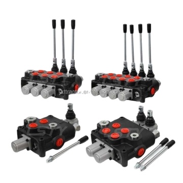 4 Lever P120 LPM Hydraulic Monoblock Valve for Agricultural Machinery