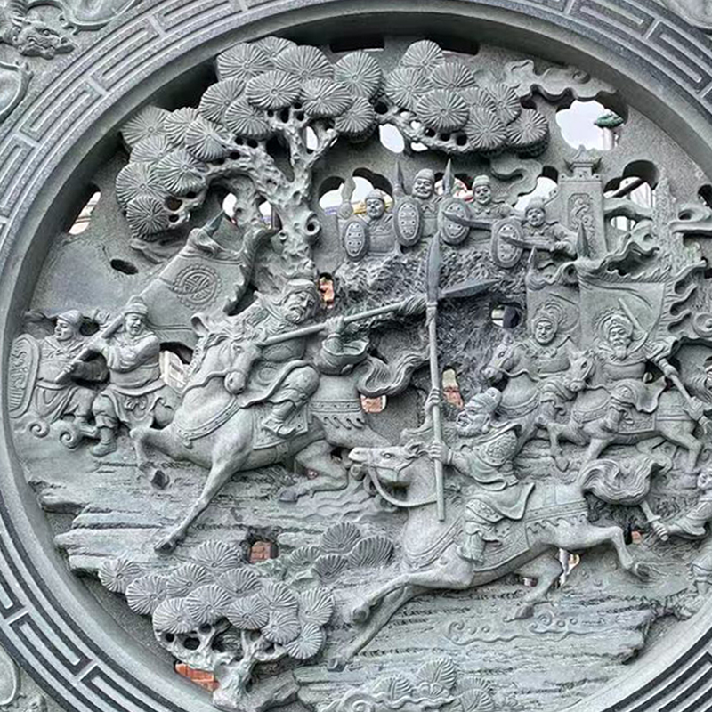Hollow Out Carved Mural