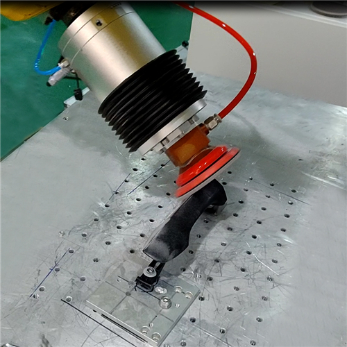 Automatic line metal polishing machine