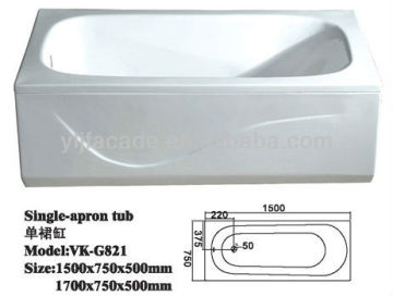 Ceramic Hydromassage Bathtub VK-G821
