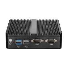 Perindustrian mini pc dual lan fanless