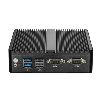 Perindustrian mini pc dual lan fanless