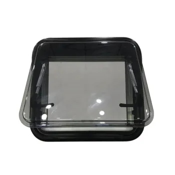 New RV Camper Trailer Accessories: Focus on Radius Corner Design with 500x500mm Side Windows