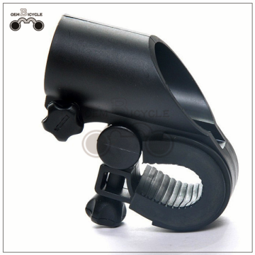 gun-shaped bicycle lamp holder mountain bike lamp clip for sale