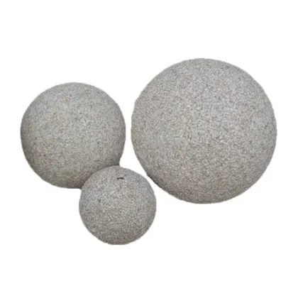 garden stone ball statue