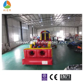 2016 obstacle inflatable bouncer High Quality giant Inflatable Obstacle Course With Slide