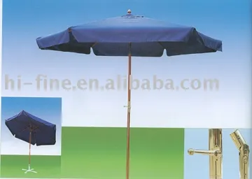 wood umbrella