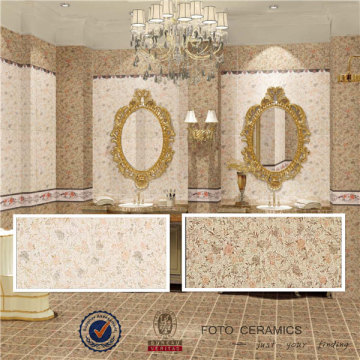3D Glazed Color Bathroom Ceramic Floor Tile 300X600mm