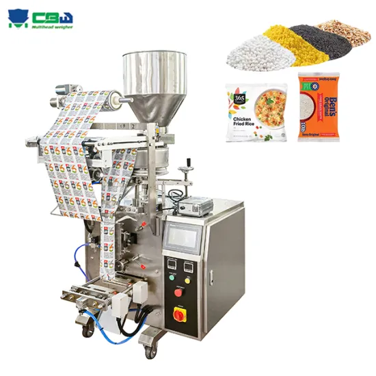 Vertical Packaging Machine for Grains, Salt, Sugar, Rice, and Tea Bags (500g-2kg)