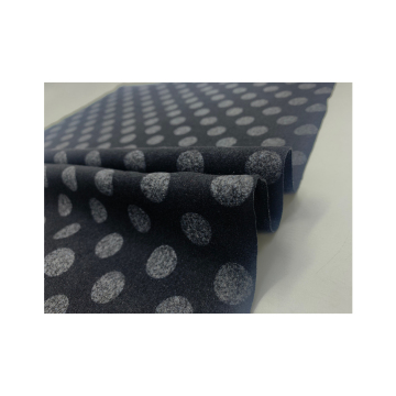 Men's Polka Dot Viscose-Polyester-Spandex Ponti Jacquard Suit Fabric