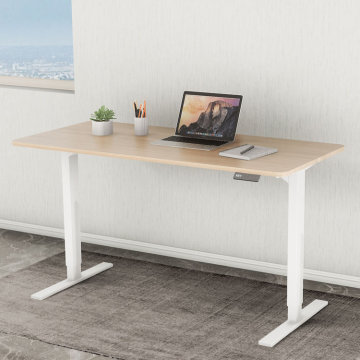 Đồ nội thất thương mại Chất lượng cao hiện đại Sit to Stand Bàn Hai chân có thể điều chỉnh Bàn chiều cao